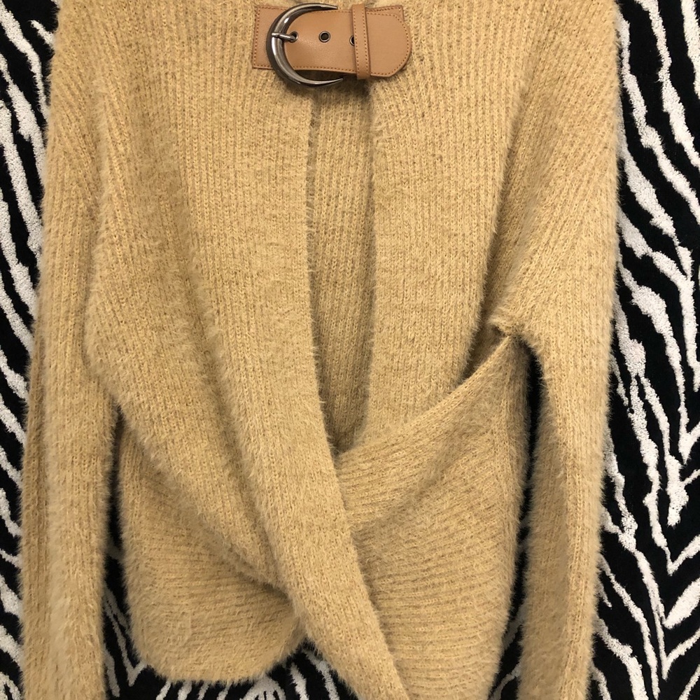 Fashion Nova sweater with buckle